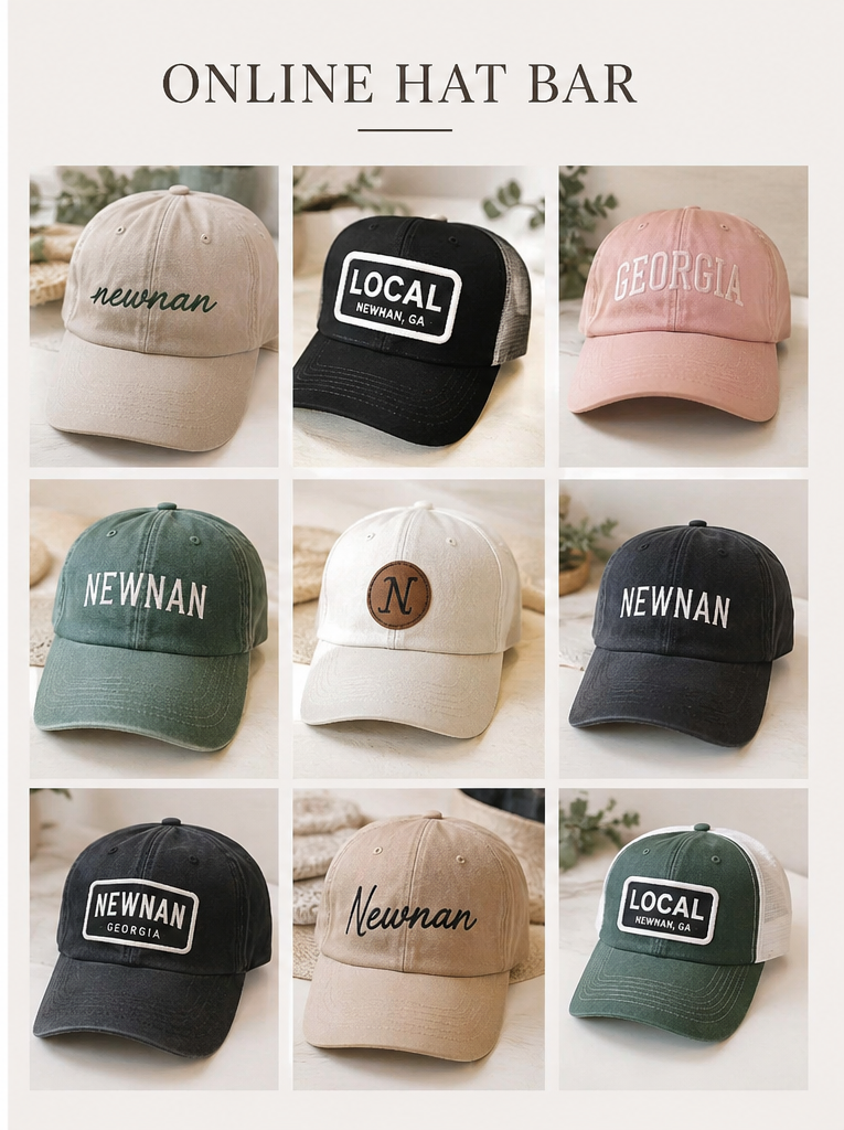 Online Hat Bar Collection - A&H Creative Co.