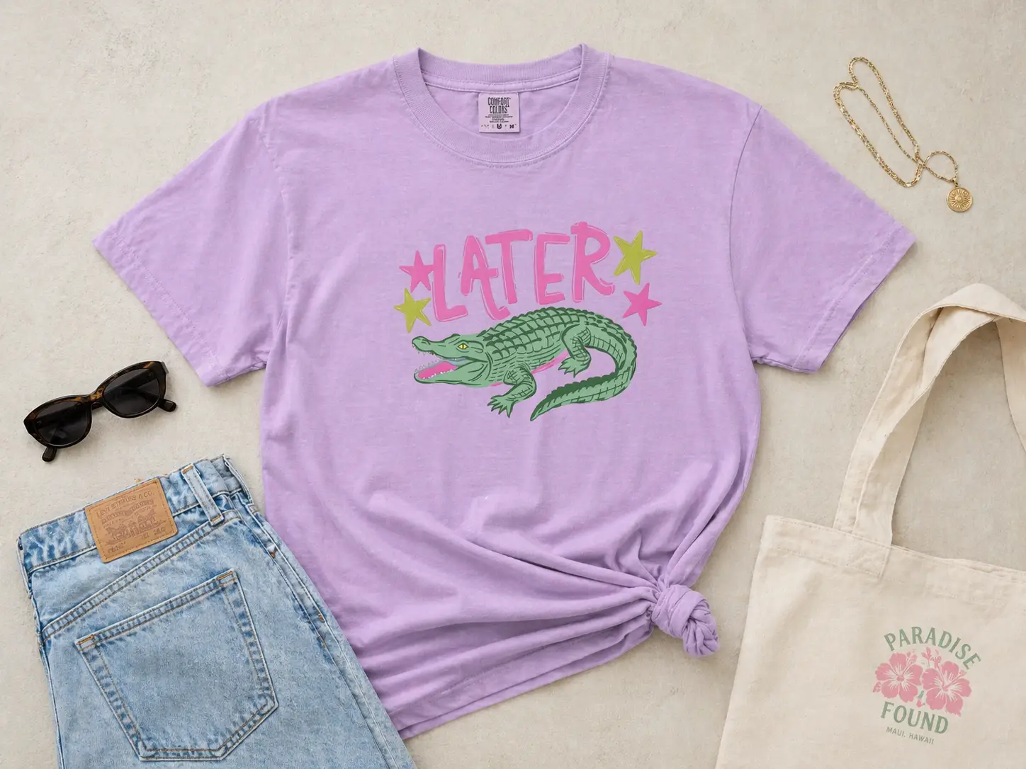 Later / After While Alligator Graphic Tee by A&H Creative Co.
