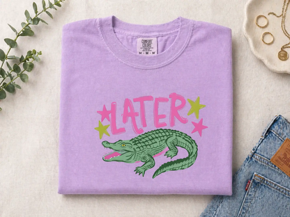 Later / After While Alligator Graphic Tee by A&H Creative Co.