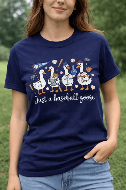 Just a Baseball Goose Shirt - A&H Creative Co.