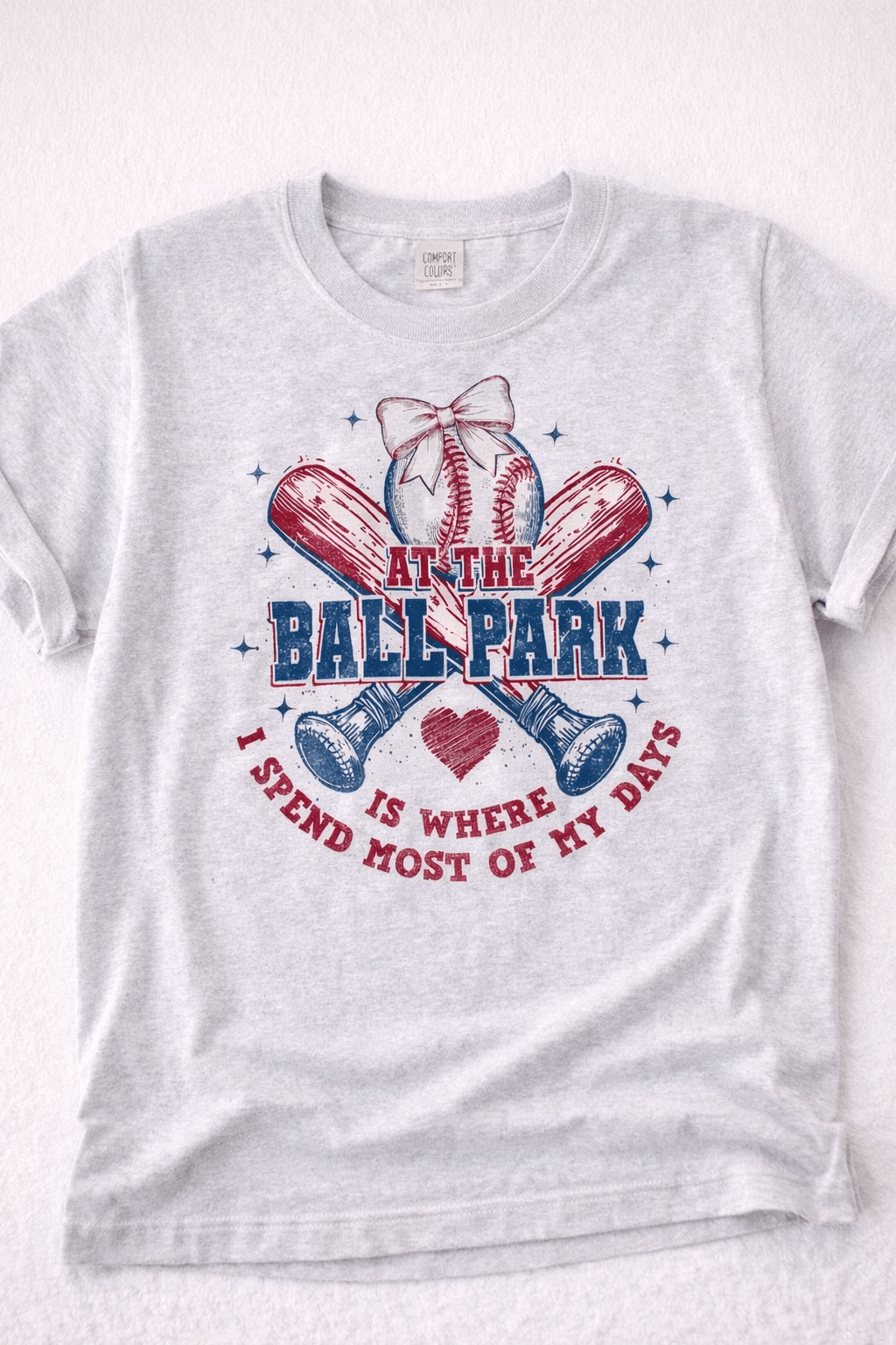 At the Ballpark Baseball Graphic Tee - A&H Creative Co.