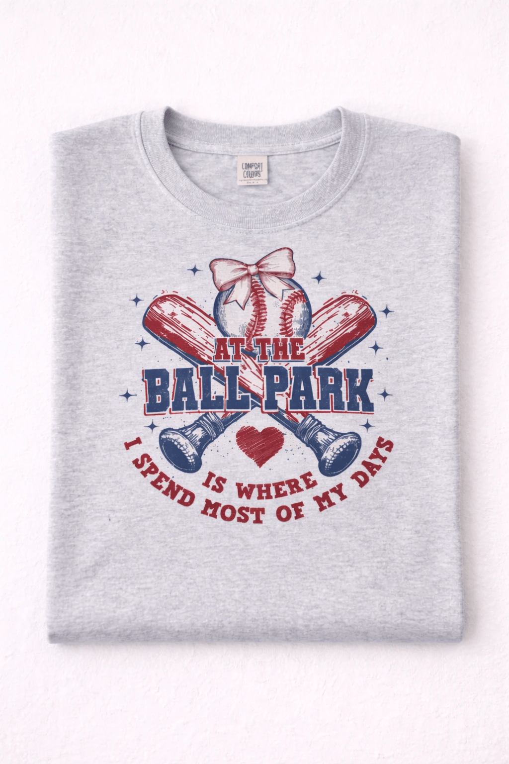 At the Ballpark Baseball Graphic Tee - A&H Creative Co.