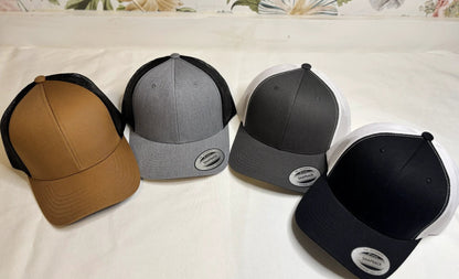 Custom Laser Engraved Patch Hat by A&H Creative Co.