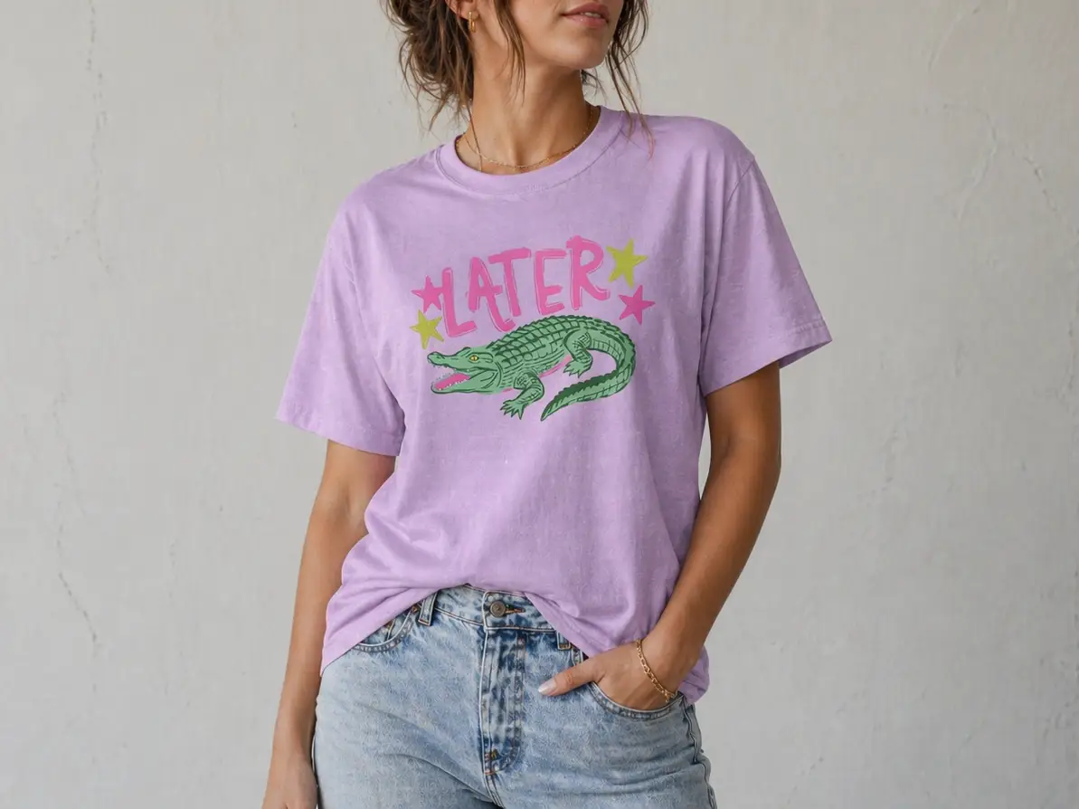 Later / After While Alligator Graphic Tee by A&H Creative Co.