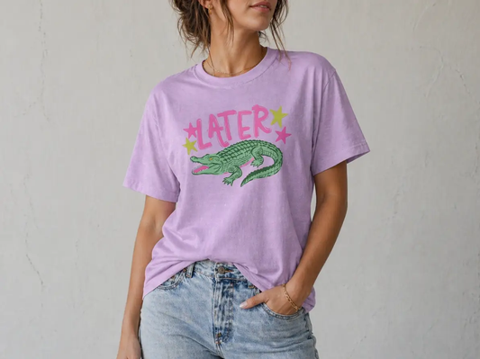 Later / After While Alligator Graphic Tee by A&H Creative Co.