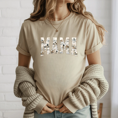 Mama Duck Scenic Letter Tee by A&H Creative Co.