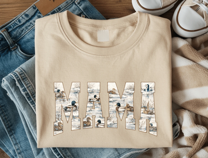 Mama Duck Scenic Letter Tee by A&H Creative Co.