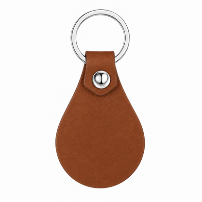 Personalized Engraved Keychain | Custom PU Leather Keychain