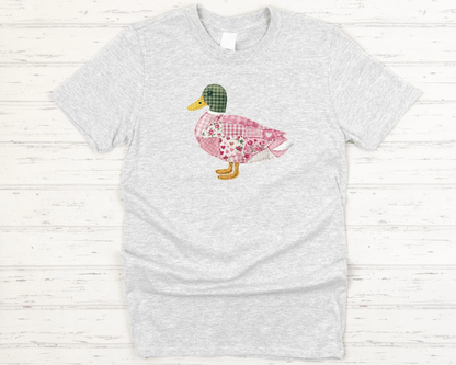 Pink Patchwork Duck Tee by A&H Creative Co.