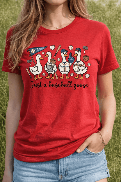 Just a Baseball Goose Shirt - A&H Creative Co.