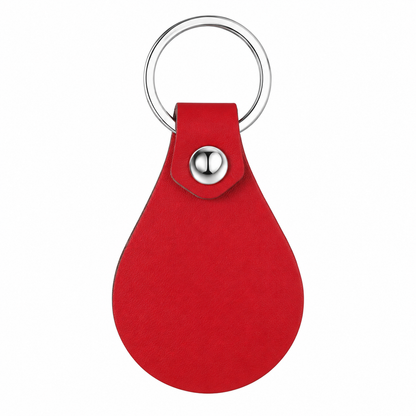 Personalized Engraved Keychain | Custom PU Leather Keychain