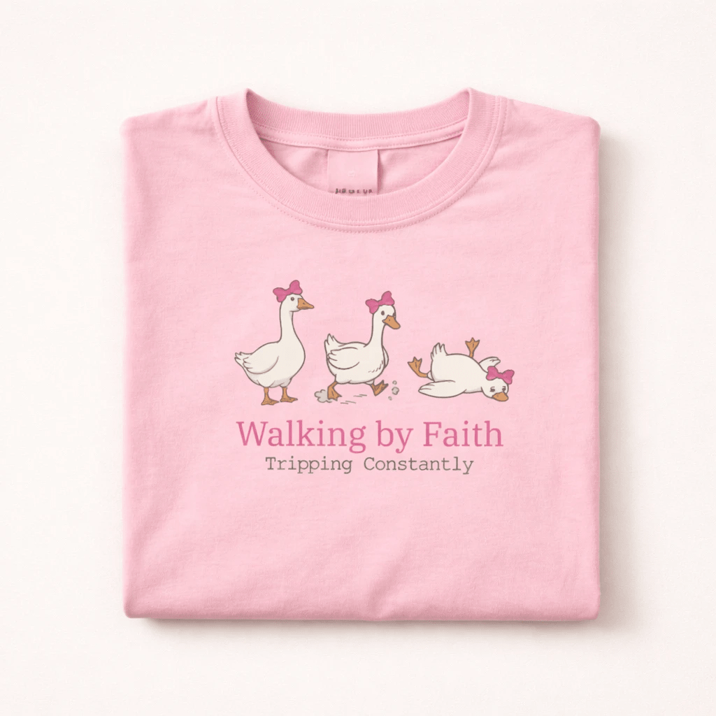 Walking by Faith (Tripping Constantly) Tee - A&H Creative Co.