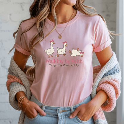 Walking by Faith (Tripping Constantly) Tee - A&H Creative Co.